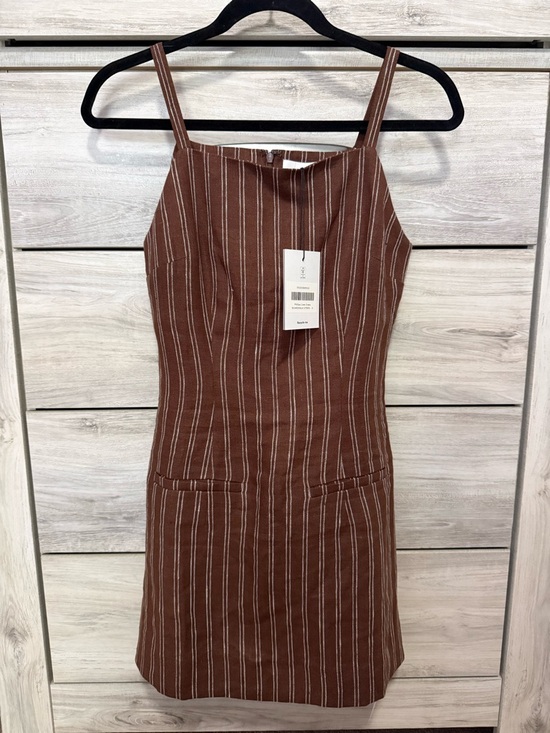 Reformation Dresses & Skirts - Reformation Brown Pinstripe Mini Dress